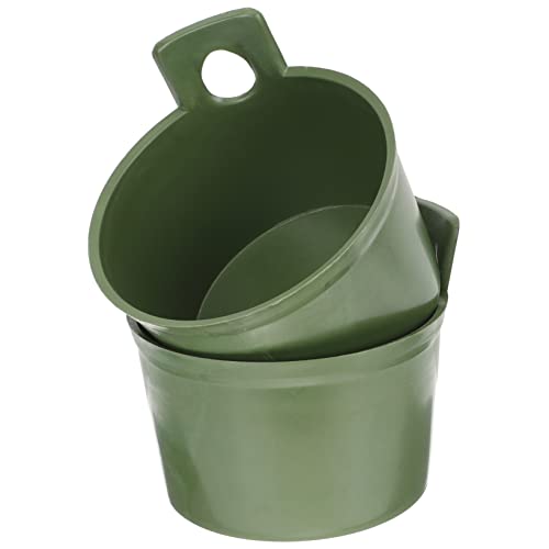 Cabilock 2pcs Watering Spoon Sturdy Plastic Water Ladle for Garden Plants Water Container for Easy Watering Convenient Gardening Tool for Flowers and Vegetables