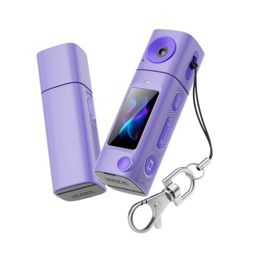 Image of Lipstick Series Thumb Mini Camera, 2K HD Portable Pocket Sports Camcorder with Long-Lasting Battery for Students Outdoor Video & Photography Recording(G10 Purple)