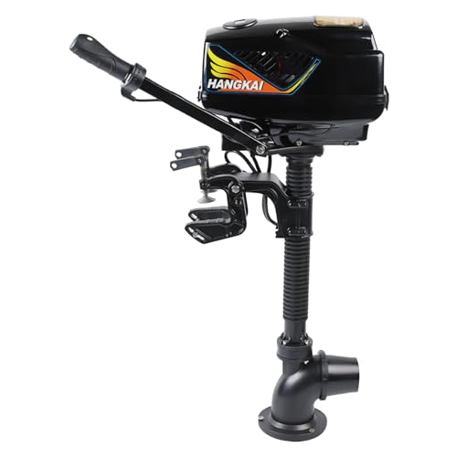 Electric Outboard Engine, 1000W 48V Tiller Control Boat Motor, 551Lbs Thrust Transom Mounting...