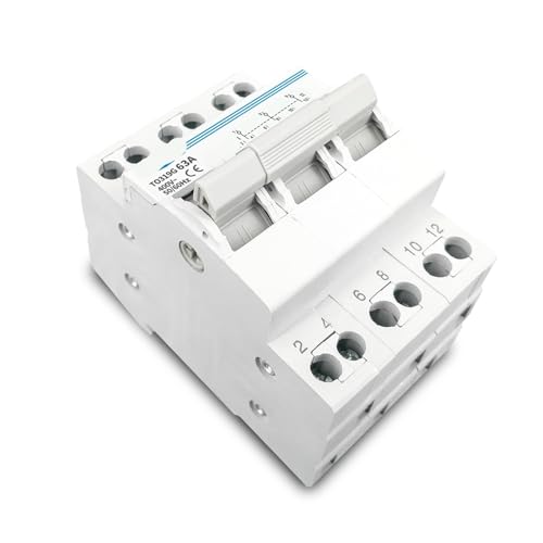 Interruptor de aislamiento manual 3P 40A con enclavamiento doble potencia 3