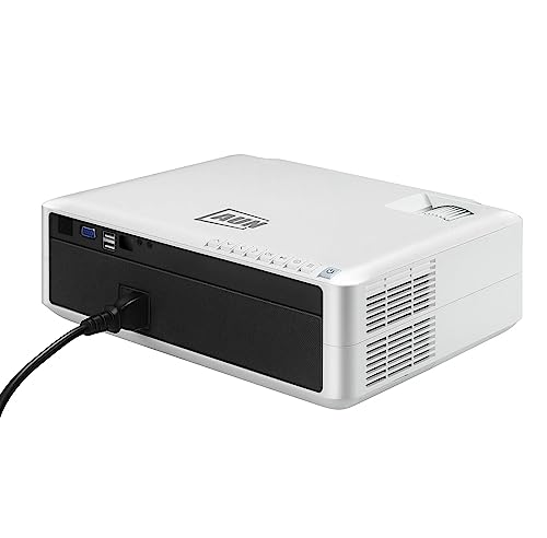Image of AUN AKEY6 Full HD 4K Supported Android Version Projector, 6500 Lumen and Home Theatre 1080P for Compatible with TV Stick, Set Top Box, HDMI, USB, Laptop