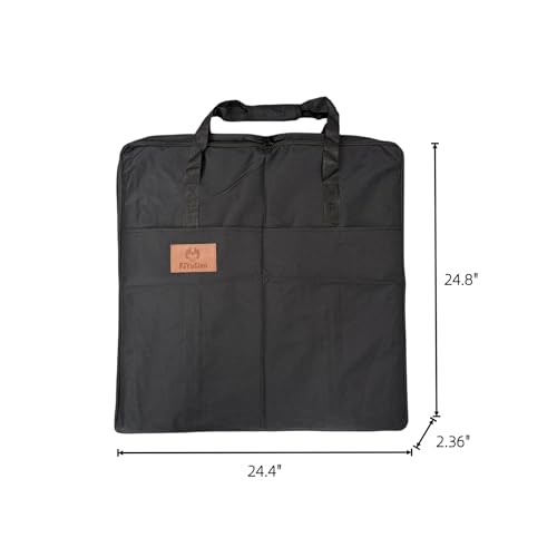Image of PJYuCien Storage Bag for 24 inchx24 inch Metal Foldable Dog Playpen | 600D Oxford Fabric, 270 Large Zipper, Travel Carry Case for Camping, Park & Home, Waterproof Moisture-Proof