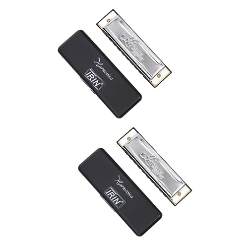 FAVOMOTO 2 Pcs Blues Harmonica Bambin Cadeau Adulte Cadeaux Instruments De Musique Pour Adultes 10 Trous Blues Harmonica Music Harmonica Harmonica Key Of 10-Hole Harmonicas 20 Tons - Les Beatles, Paul McCartney, John Lennon, RIngo Starr, George Harrison FAVOMOTO 2 Pcs Blues Harmonica Bambin Cadeau Adulte Cadeaux Instruments De Musique Pour Adultes 10 Trous Blues Harmonica Music Harmonica Harmonica Key Of 10-Hole Harmonicas 20 Tons