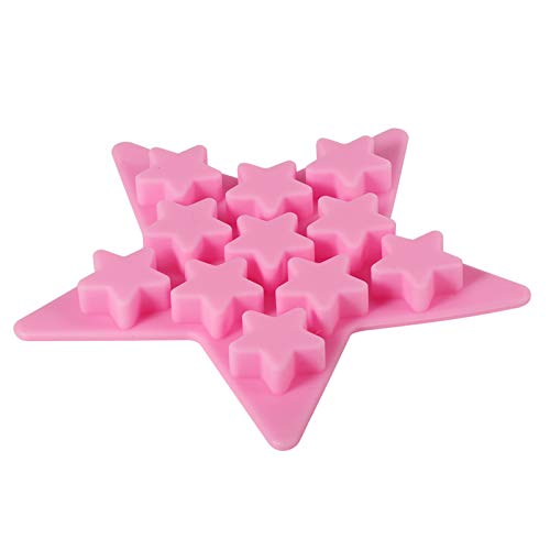 Bandeja para cubitos de hielo Star de silicona miniatura 3