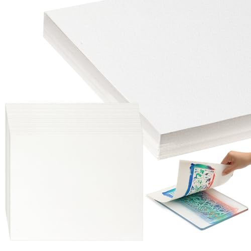 Marspark 100 Pcs Printmaking Paper, Printmaking Supplies, Artist Paper for Adults and Students Block...
