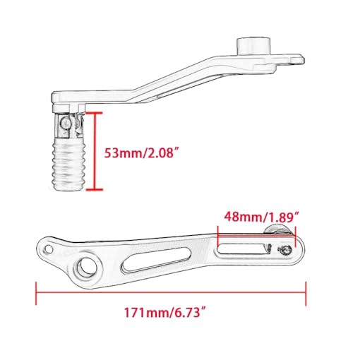 Levier de vitesses pliable pour moto Multistrada 1200 Enduro 2016 2017 réglable