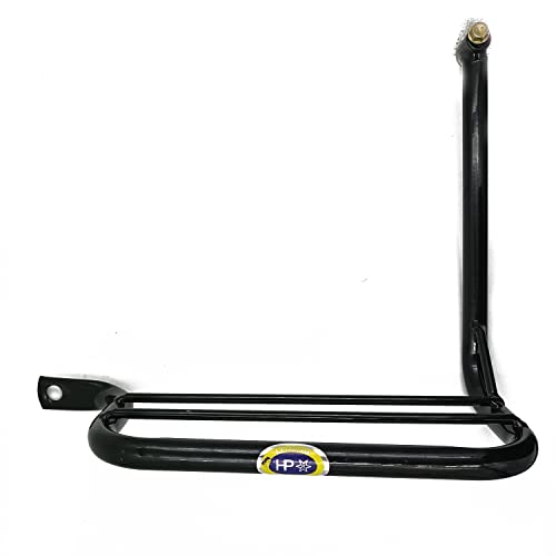 Image of HEAVY METAL LADY FOOTREST FOR ROYAL ENFIELD HUNTER 350 (Black Duplex Coating)