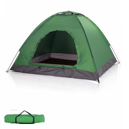 2 Person Camping Tent with Carrying Bag - Portable Small Pop up Tent for Kids - Lightweight Waterproof Dome Tent for Backpacking Outdoor Camping Hiking