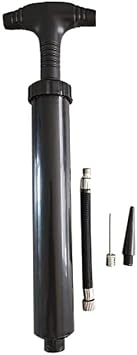 Epic 10" Dual-Action Hand Air Ball Pump with Needle Black