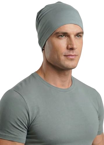 Deresina Bamboo Chemo Headwear, Unisex Sleep Cap - Ultra-Soft Breathable Beanie for Hair Loss, Alopecia