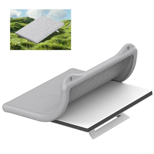 ZAMETTER Funda protectora de silicona para antena Starlink para exteriores, cubierta antipolvo flexible, accesorio de ajuste cómodo, color negro, gris, resistente a la intemperie (gris)
