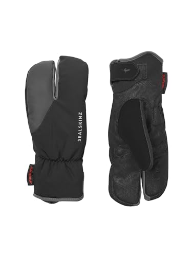 Gant du vélo avec pince de homard thermique et imperméable extrême