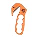 Hunters Specialties Butt Hook Combo Field Dressing Accessories - 5.7-inch Blaze-Orange Gut Hook & Butt Out 2 in Black Pouch