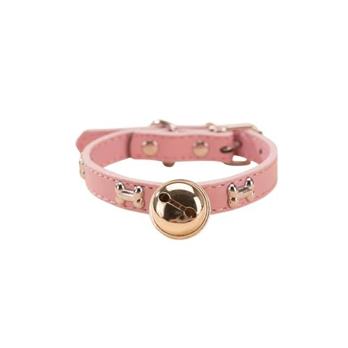 子犬ペットの首輪調節可能な漫画の骨のデザイン小型から大型の犬や猫まで快適な毎日のウォーキング屋外ベル犬の首輪小型ペット用