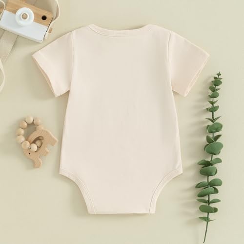 SAYOO Baby Girl Boy Bodysuit Romper Gender Neutral Unisex Funny Aunties Bestie Letter Clothes Casual One-Piece Bodysuit3