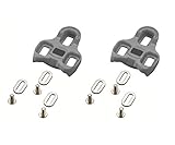 viteria inclusa come da foto FPD AXCT0040 Kit PLACCHETTE Grigie 5° COMPATIBILI Look KEO Pedali Bici da Corsa