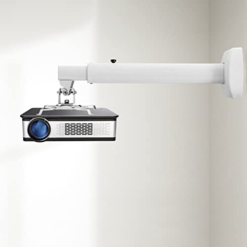 Soporte de proyector montado en pared, perchero retráctil gratis, marco de soporte de pared de aleación de aluminio, adecuado para cine en casa o uso en oficina miniatura 6