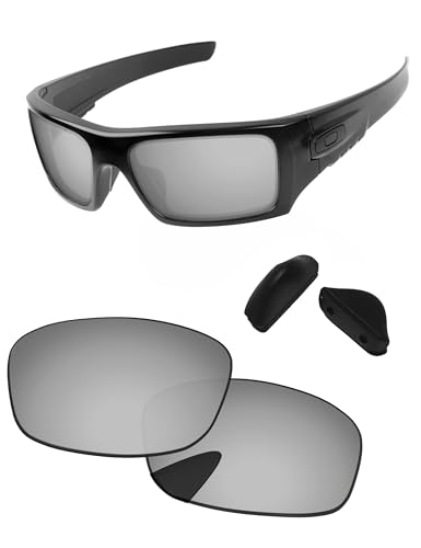 Image of Replacement Lenses & Nosepads for Oakley Si Ballistic Det Cord OO9253 61mm - Precision Fit, UV & Impact Resistant