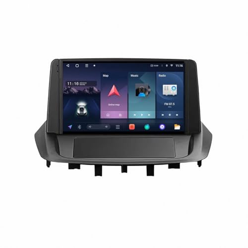 Radio de coche para Renault Fluence con CarPlay y pantalla táctil HD Bluetooth