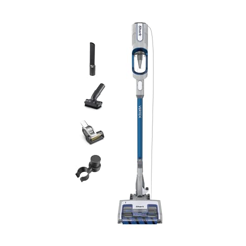 Shark | Corded Stick Vacuum Cleaner | Vertex Ultralight | Removable Handheld Vacuum | Pet Hair Vacuum for Carpet and Hard Floor | Powerful Suction | No Hair Wrap | 3 Attachments Included | HZ2002