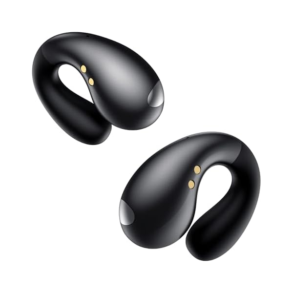 Ultra Open Ear Clip Earbuds – Over The Ear Headphones Wireless Bluetooth, Waterproof Bone Conduction Earbuds for Fitness and Running, Secure Fit for Small Ears, Sweat-Resistant for Workouts