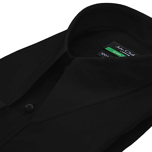 Men's Black Spear Collar Vintage Style Dagger Long Point Shirt Good Fellas Recreated Retro Clothing2