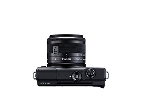 Canon EOS M200 Mirrorless Camera, EF-M 15-45mm f/3.5-6.3 is STM Lens, 24.1 MP, 16 GB Memory Card amazinggiftidea-com