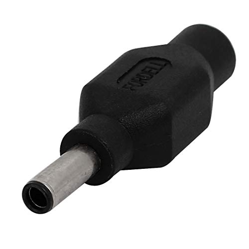 Conector adaptador DC Power Jack macho a hembra 5.5x2.1mm a 4.5x3mm negro miniatura 2