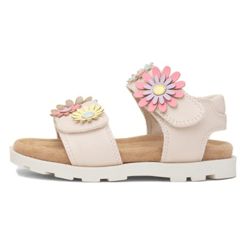 Walkright Heaton Girls Beige Easy Fasten Sandal - Size 12 Child UK - Beige