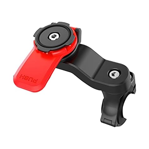 Motorrad-Lenkerhalterung, Universal-Halterung für Fahrrad und Motorrad, Handyhalterung für MTB, abnehmbar & universell drehbar um 360 ° Cover