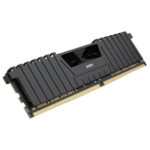 Image of 8GB DDR4 Desktop RAM | 3000MHz High-Speed Memory Module | CL16 | 288-Pin DIMM | Low Profile Heat Spreader | for Desktop PC | Black