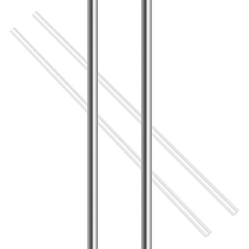 Swpeet 2Pcs 1/4 Inch Stainless Steel Solid Round Rod Lathe Bar Stock Kit, Diameter 5Mm Length 356Mm, Perfect For Various Shaft, Miniature Axle, Model Plane, Model Ship, Model Cars (6.35Mm×356Mm) #TOP6