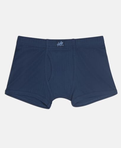 Image of Jockey 3036 Boys Super Combed Cotton Rib Fabric Solid Trunk with Front Open Fly and Ultrasoft Waistband (Pack of 3, Colors & Prints May Vary)