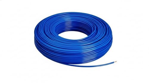 Image of Red Copper Core Electrical Wire, PVC Insulated, Flexible House Wiring Cable, Coil (blue, 2.5)