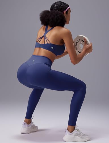 Image of baleaf Sweatleaf Adjustable Sports Bras for Women, Padded Racerback Yoga Bra, High Impact Molded Cup Workout Bra