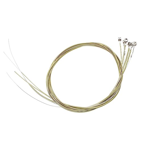 TOYANDONA 6 Stück Saiten Mini-gitarrensaiten Gitarre Aus Metall Ukulele-zubehör E-gitarrensaite Ukulelensaiten Aus Metall Saiten Für Elektrische Gitarre Rostfreier Stahl