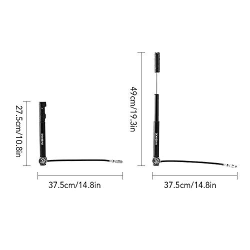 pedkit Mini bomba de bicicleta portátil de alta pressão para bicicleta com estrutura de pneu compatí
