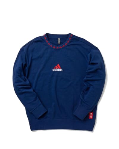 adidas Mens AFC Arsenal FC Soccer Team Icon Crewneck Pullover Sweater, Blue, X-Small