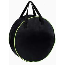 Round Cable Organizer Bag - Heavy Duty Water Resistant Cable Management Storage Bag - Perfect for Jumper Cables, RV Sewer Pipe, EV Charging Cord Storage, Camper and Garden Hoses