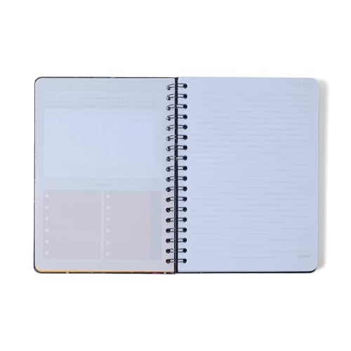 Caderno Espiral Clássica Pautado 17X24 Preta 160 Fls, Cicero