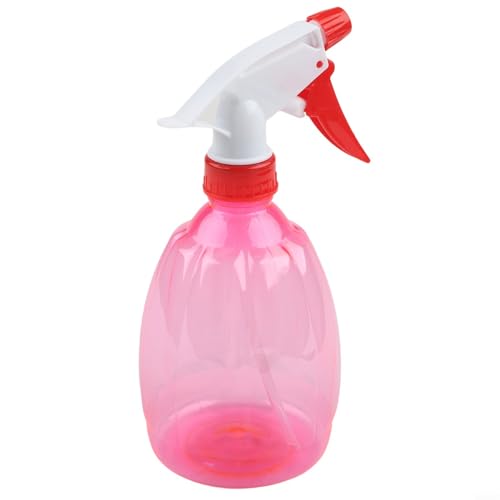 Hosrivae Spray de 500 ml con gatillo vacío para riego de plantas, niebla para el cabello, soluciones de limpieza y aceites esenciales, regadera portátil de jardín (rojo)