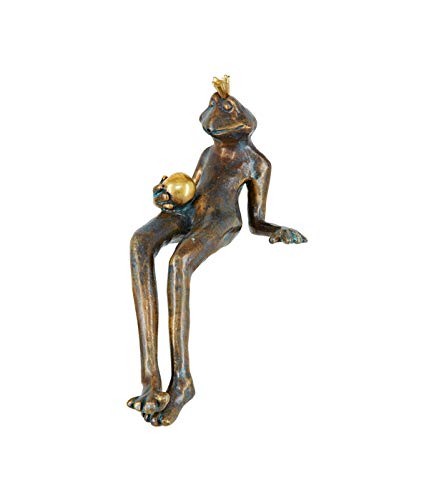 Preisvergleich Produktbild Rottenecker Bronzefigur Froschkönig Gunther