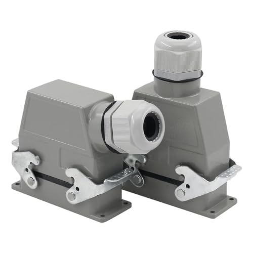 Conector de 40 pines H16B-HD-040 rectangular industrial macho de salida lateral
