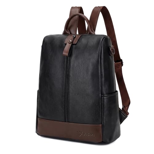 Image of VISMIINTREND Backpack for Women | Stylish Vegan Leather Backpack Bags for Women | College Bag for Girls | Office, Travel & Daily Use | Trendy Women Backpack | Gift for Wife, Sister & Friend