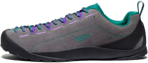 KEEN Men's Jasper Low Height Climbing Approach Style Sneakers, Steel Grey/Aventurine, 14 | Image 2