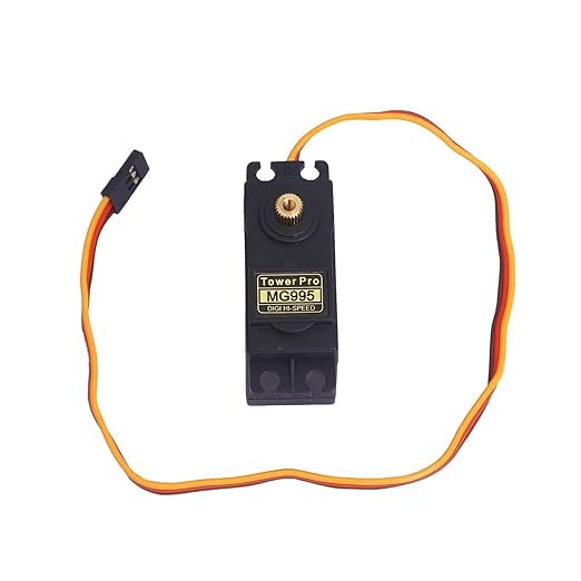 Image of Metal Gear Servo Motor MG995-180º with Arm Horn for RC Helicopter Car Boat Robot