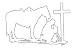 Christian Praying Cowboy Rodeo Car *C653* Truck Window Wall Laptop Vinyl Decal 6" Sticker