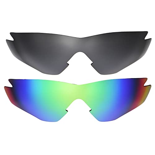 Lentes de repuesto Oakley M2 negro verde cristales compatibles talla única