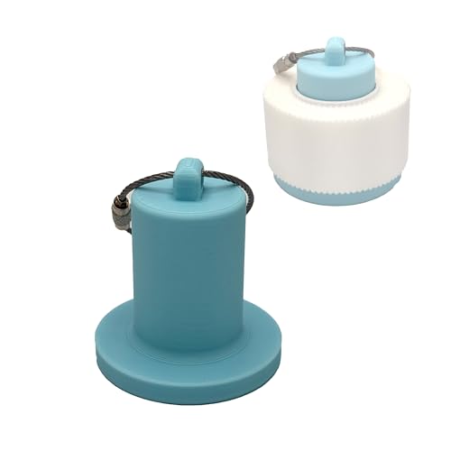 Image of Rollie Holdie - Medical Tape & Gauze Roll Holder with Keyring Attachment - Compact and Portable (Baby Blue, 1 Inch Holder)
