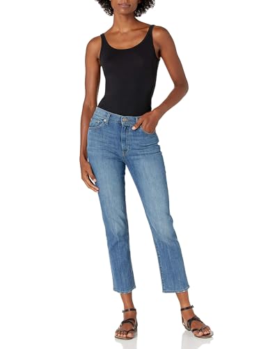 Amazon Essentials Damen Tank Top Slim Fit Dünne Träger 2er Pack Schwarz Weiß Large